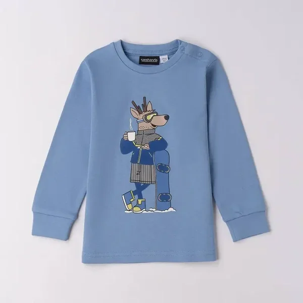 Maglietta azzurra Sarabanda