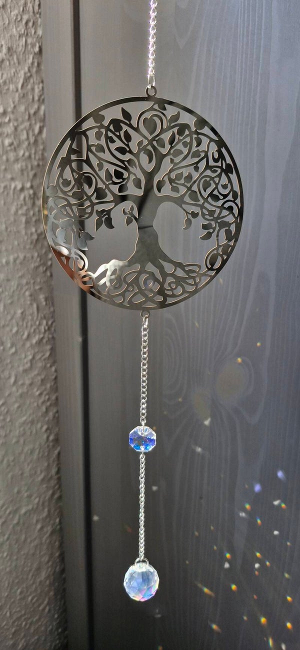 Sonnenfänger silber Lebensbaum