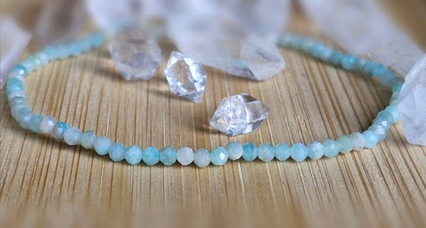 Amazonit Armband - 3 mm