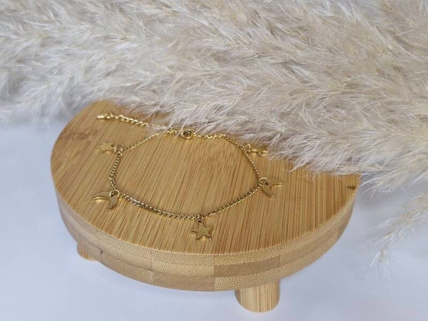 Mond & Stern Fußkettchen/Armband