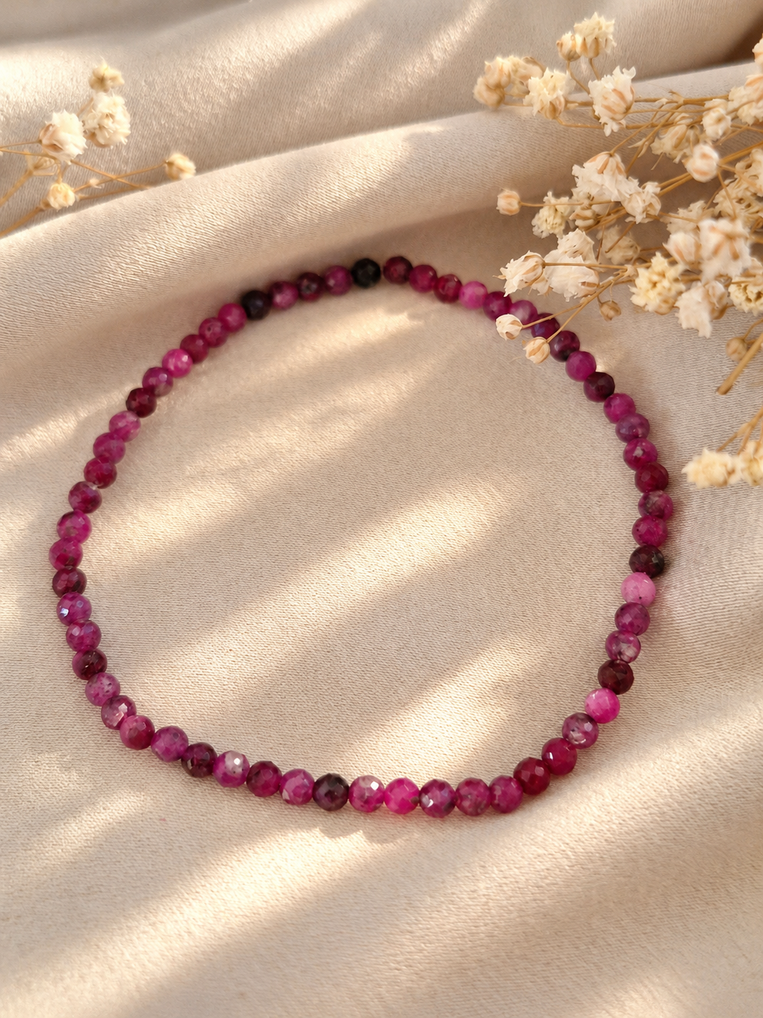 Rubin Armband