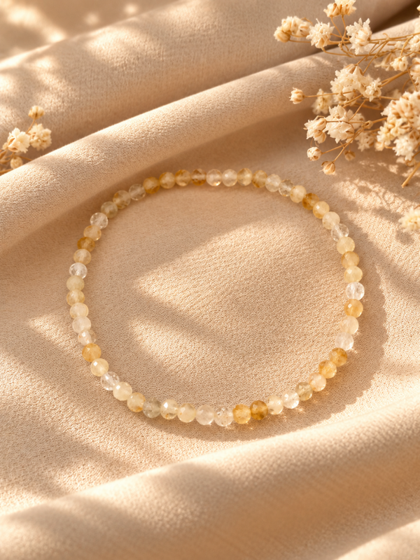 Citrin (gebrannt) Armband