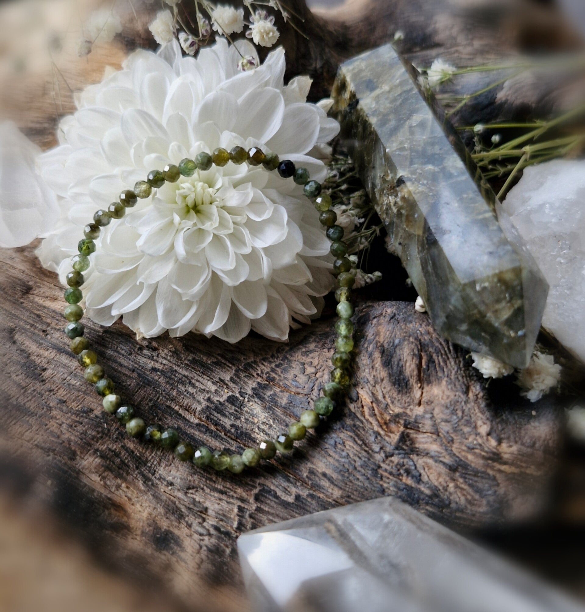 Grünes Turmalin Armband