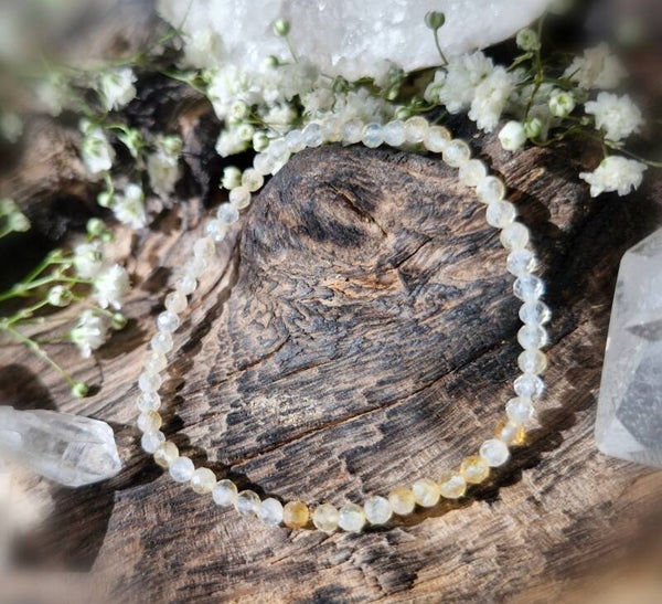 Citrin (gebrannt) Armband