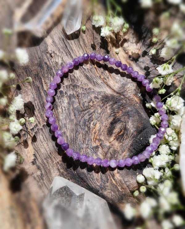 Lepidolith Armband