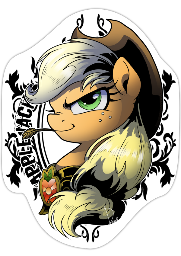 Sticker Apple Jack