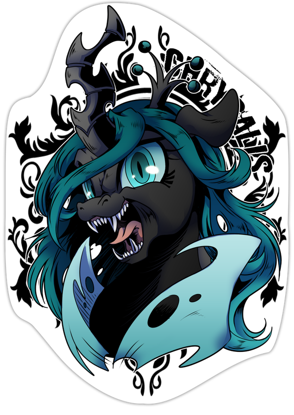 Sticker Queen Chrysalis