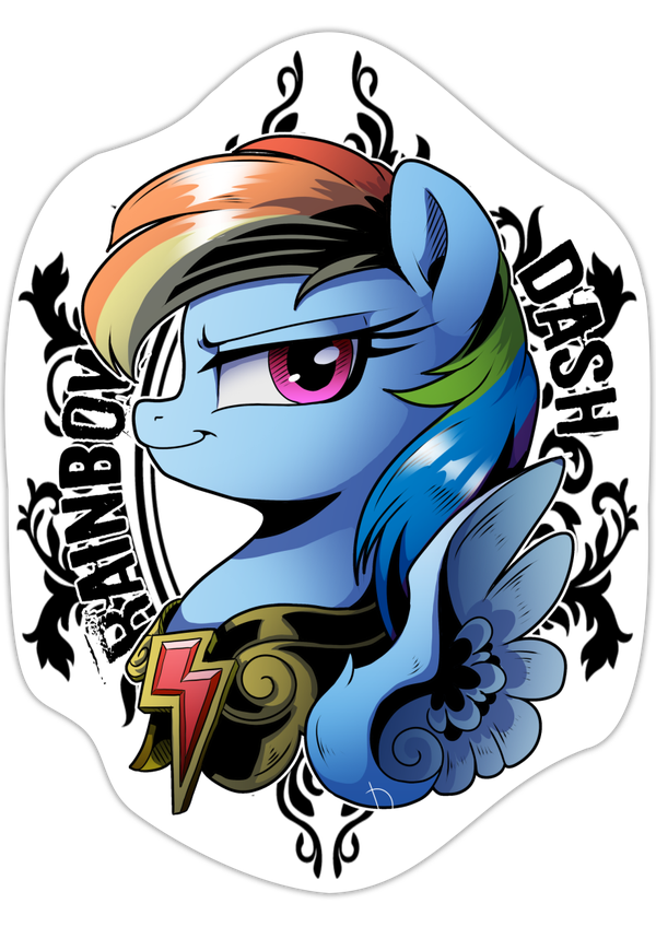 Sticker Rainbow Dash