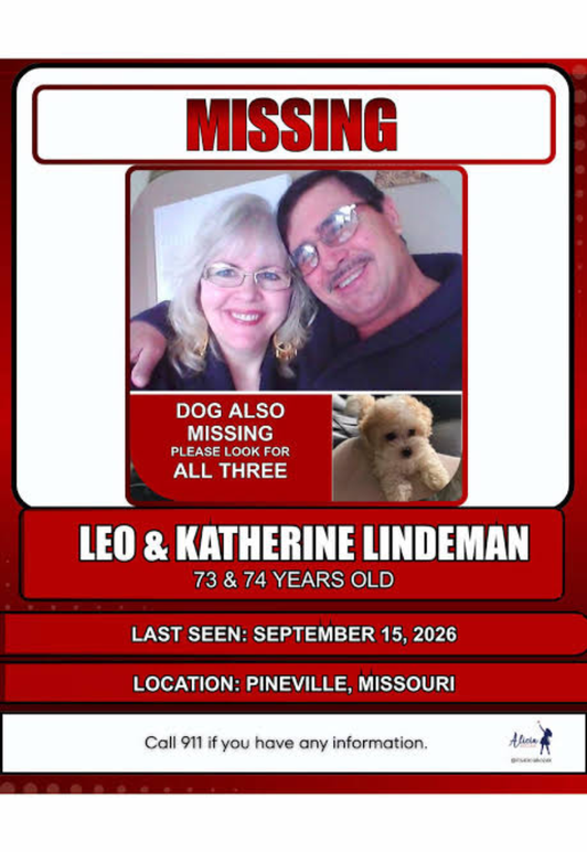 Leo and Katherine Lindeman - Missing from Anderson, Missouri