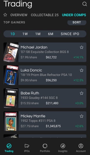 Collectable app free share