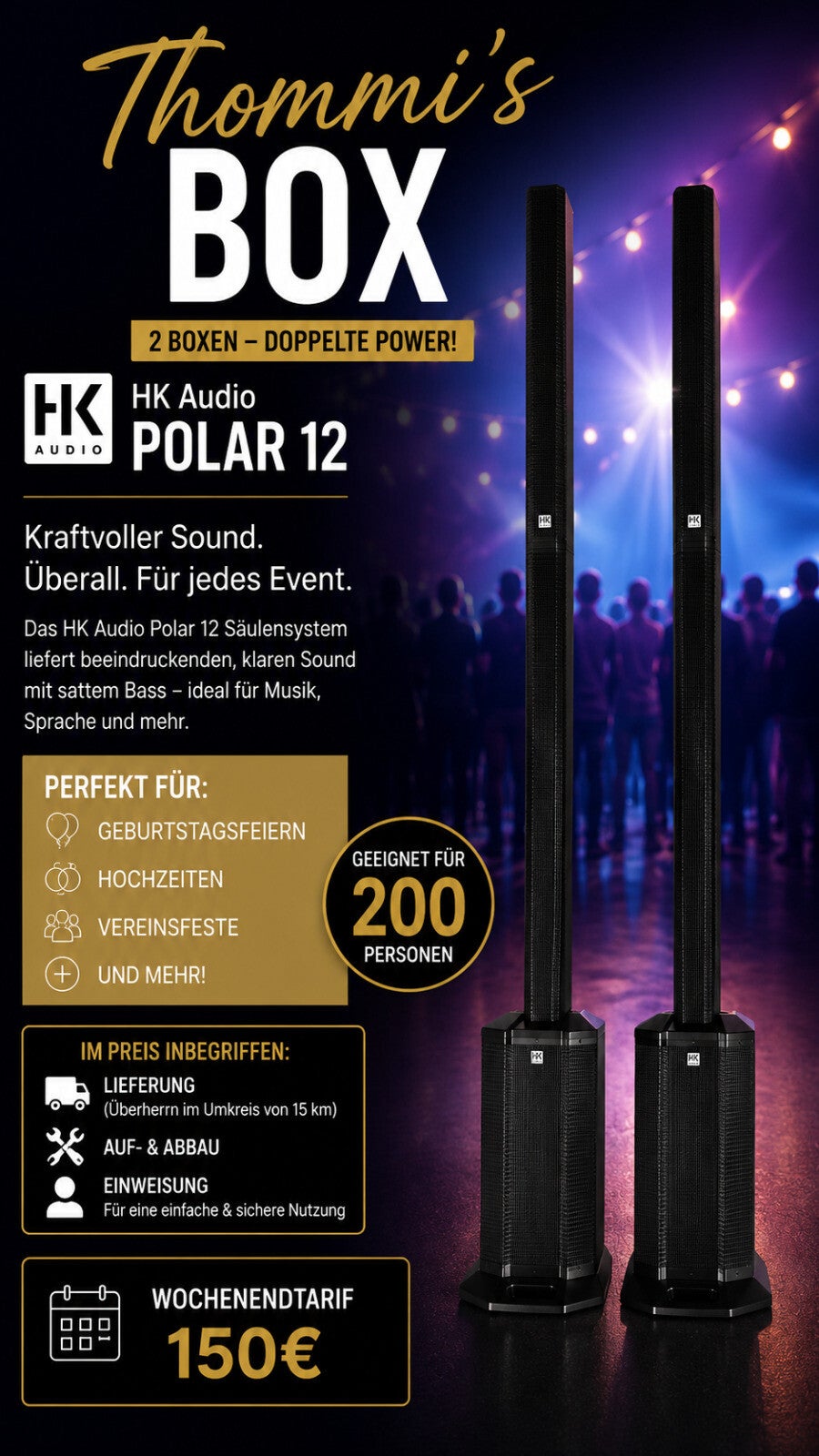 2 HK Audio Polar 12