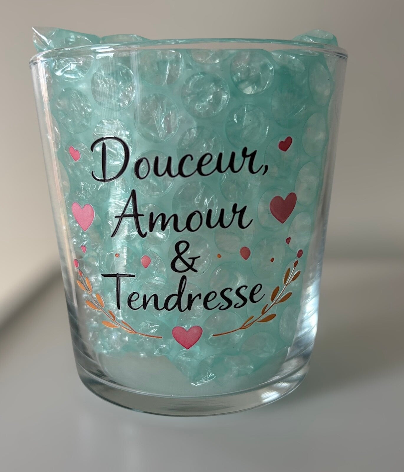 Verre Douceur Amour & Tendresse