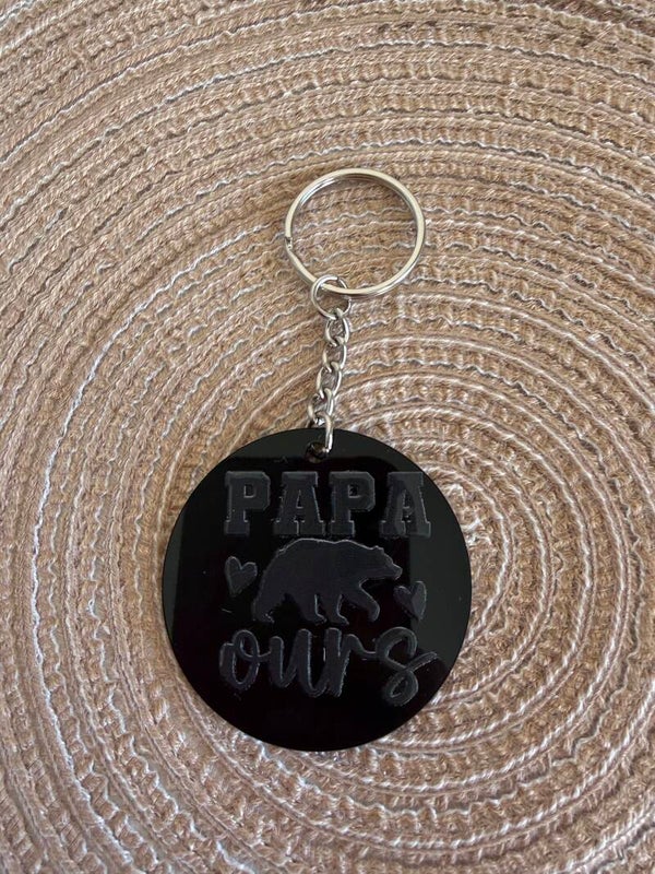 Porte clé Papa Ours