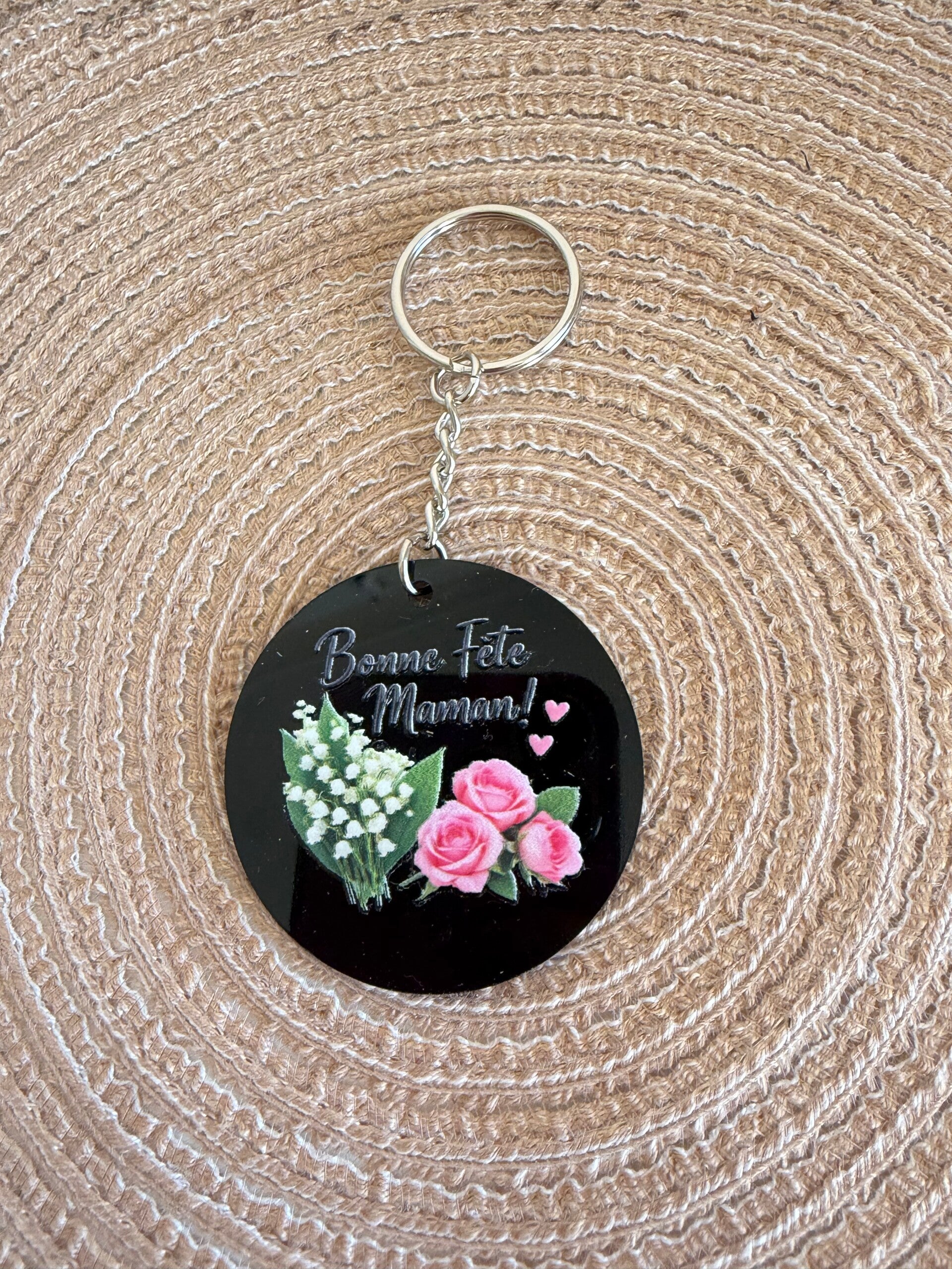 Porte clé Bonne Fête Maman