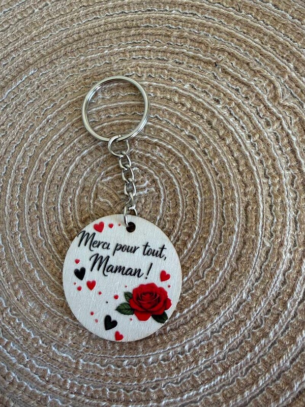 Porte clé Merci pour tout Maman