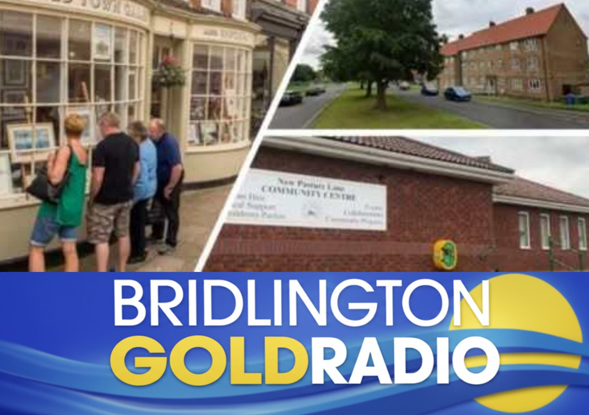 Bridlington community scenes showing local shops, housing and the New Pasture Lane Community Centre
