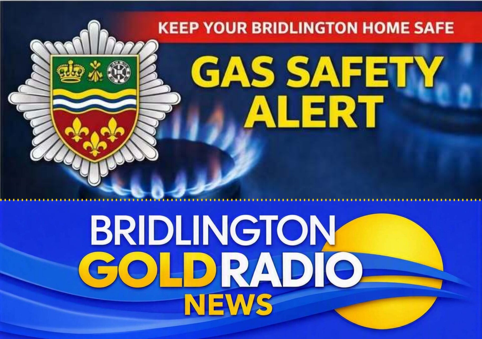 Humberside Fire and Rescue Service gas safety advice for Bridlington residents