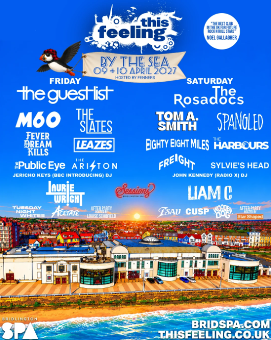 This Feeling By The Sea 2027 line‑up poster