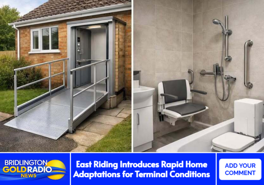 East Riding of Yorkshire Council supports a Bridlington woman with fast‑tracked home adaptations following an MND diagnosis.