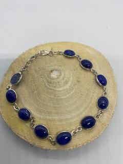 Bracelet Argent Lapis Lazuli