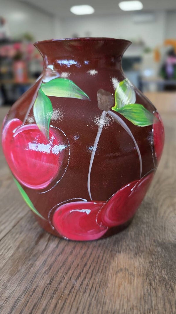 Donkerrood met frisse rode kersen