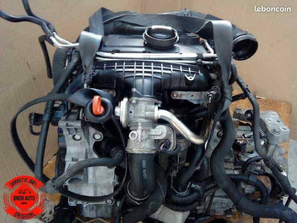 Moteur vw 2.0 tdi 140 bkd phase 2008 touran a3 seat leon ii golf v passat