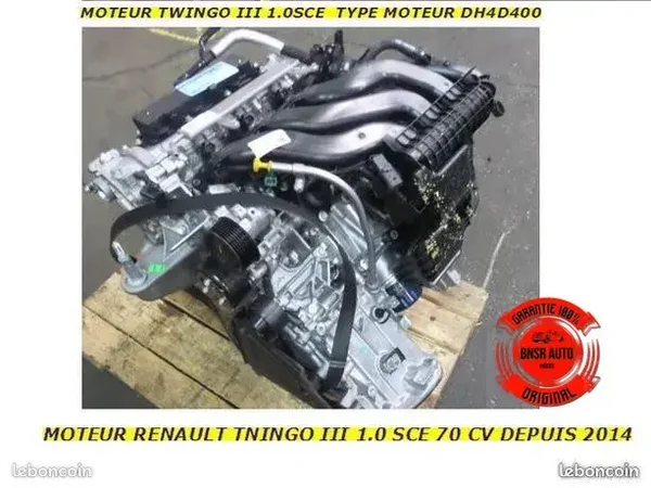 Moteur renault twingo 1.0 sce 70 cv h4d400