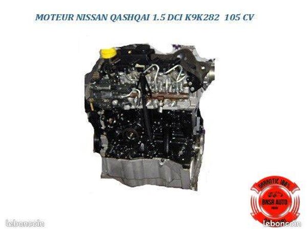 Moteur nissan qashqai et juke 1.5 dci 105 cv k9k282