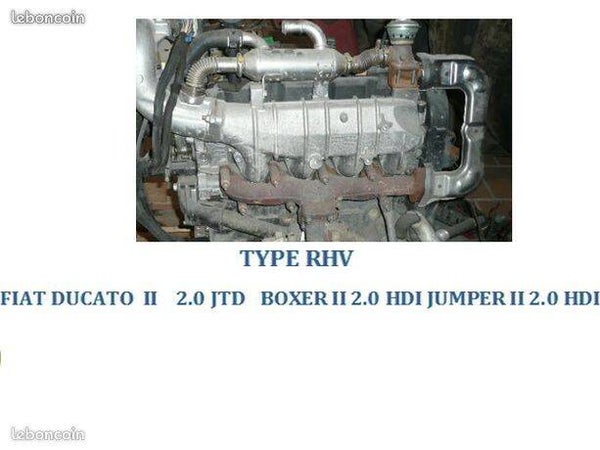 Moteur psa ducato jtd /boxer jumper 2.0 hdi 84 cv rhv dw10utd