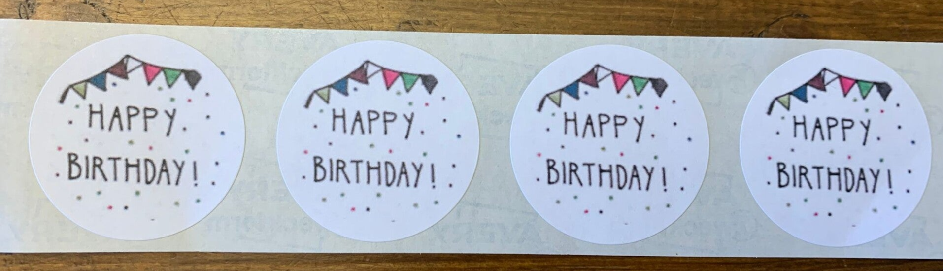 Velletje stickers 4 stuks