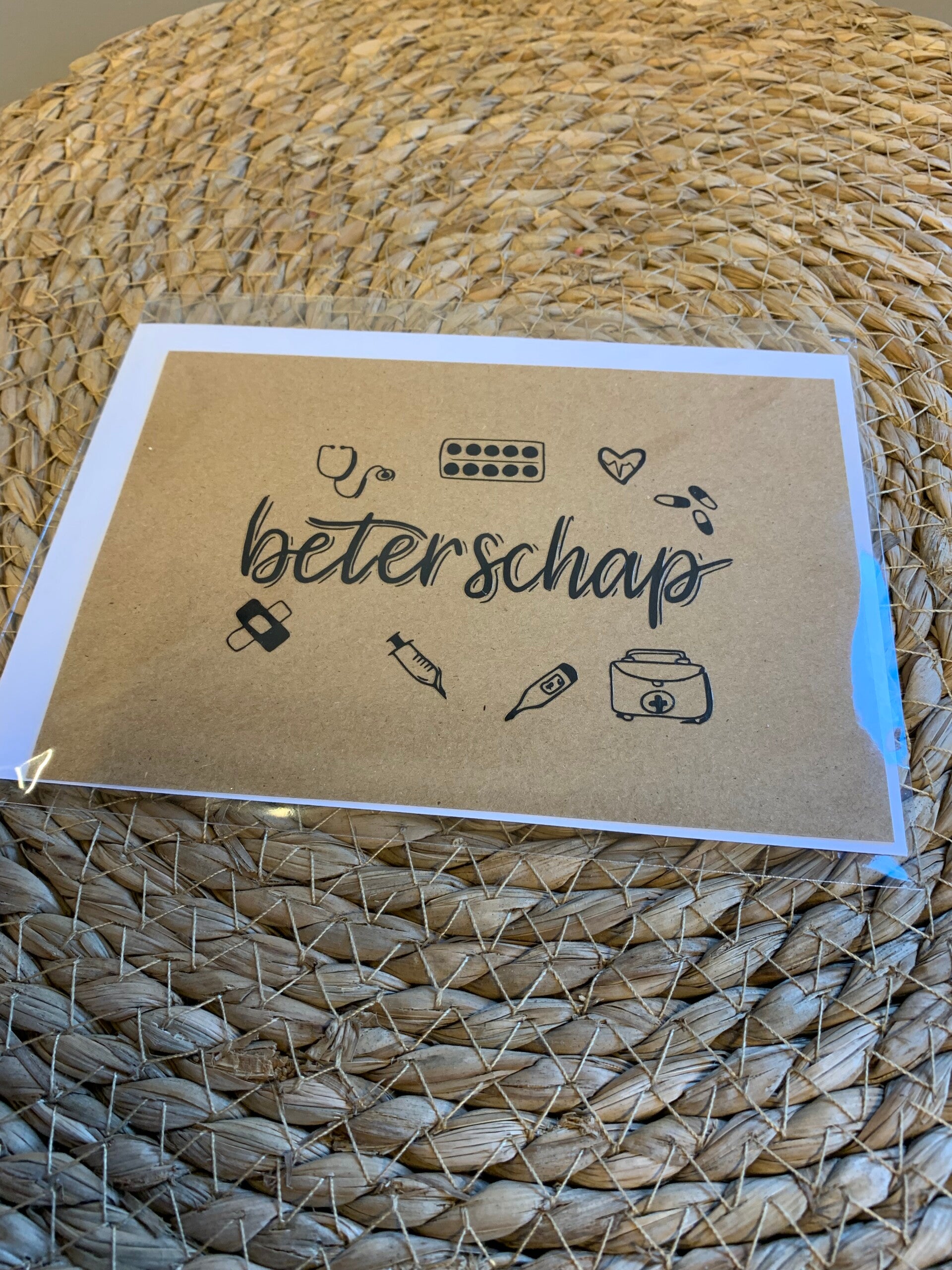 Enkele kaart beterschap