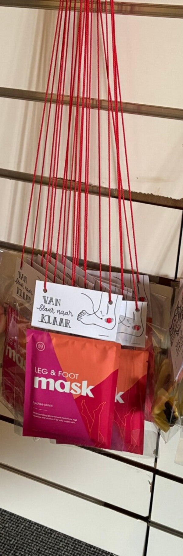 Van Blaar naar klaar (voetenmasker)