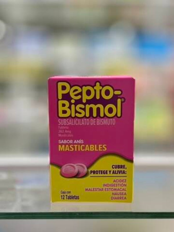 Pepto-Bismol  tabs masticables