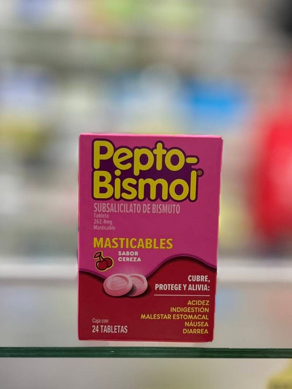 Pepto-Bismol  tabs masticables Cereza