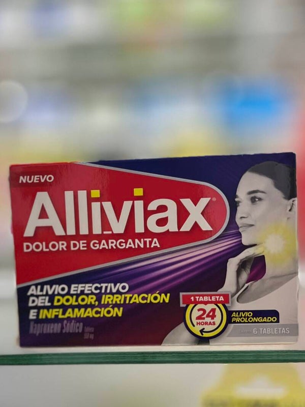 Alliviax- Dolor de Garganta