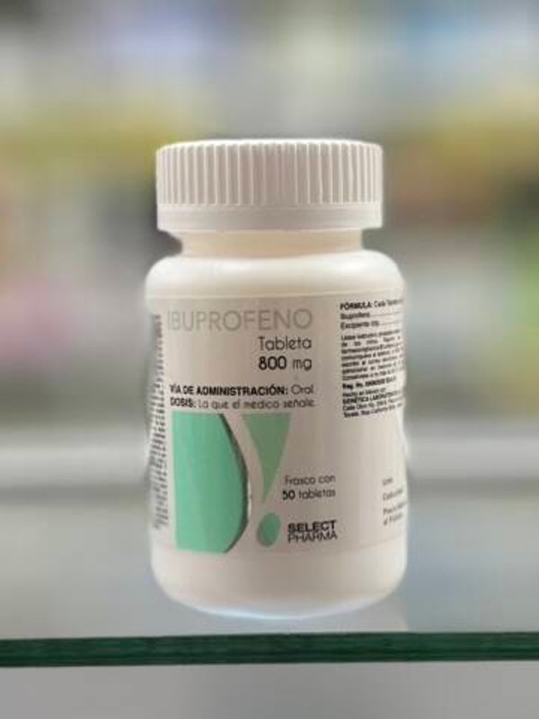 Ibuprofeno 800mg 50 tabs
