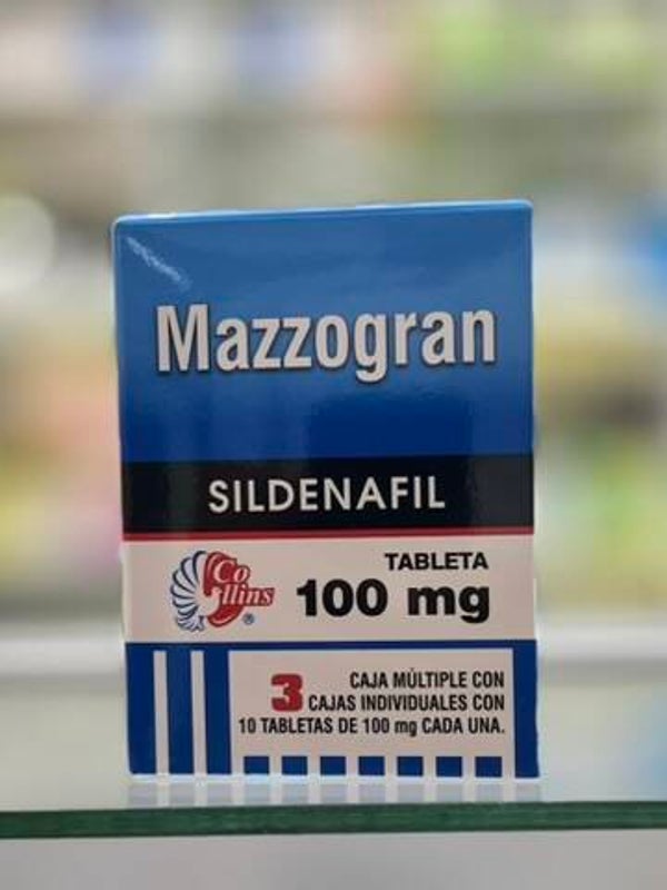 Mazzogran sildenafil 100mg 30 tabs