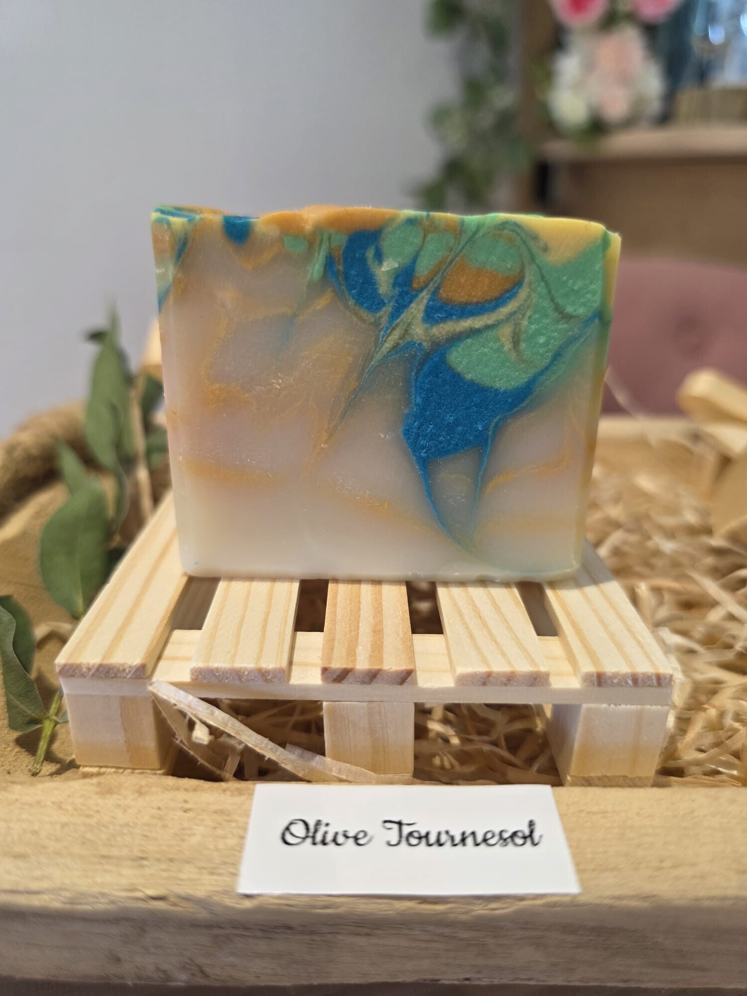 Savons à l'Huile d'Olive et Tournesol ''Printemps''