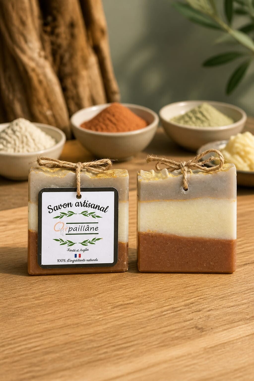 Savon Gommant Beurre de Karité et Argiles douces