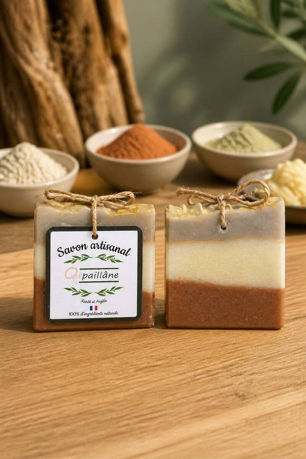 Savon Gommant Beurre de Karité et Argiles douces