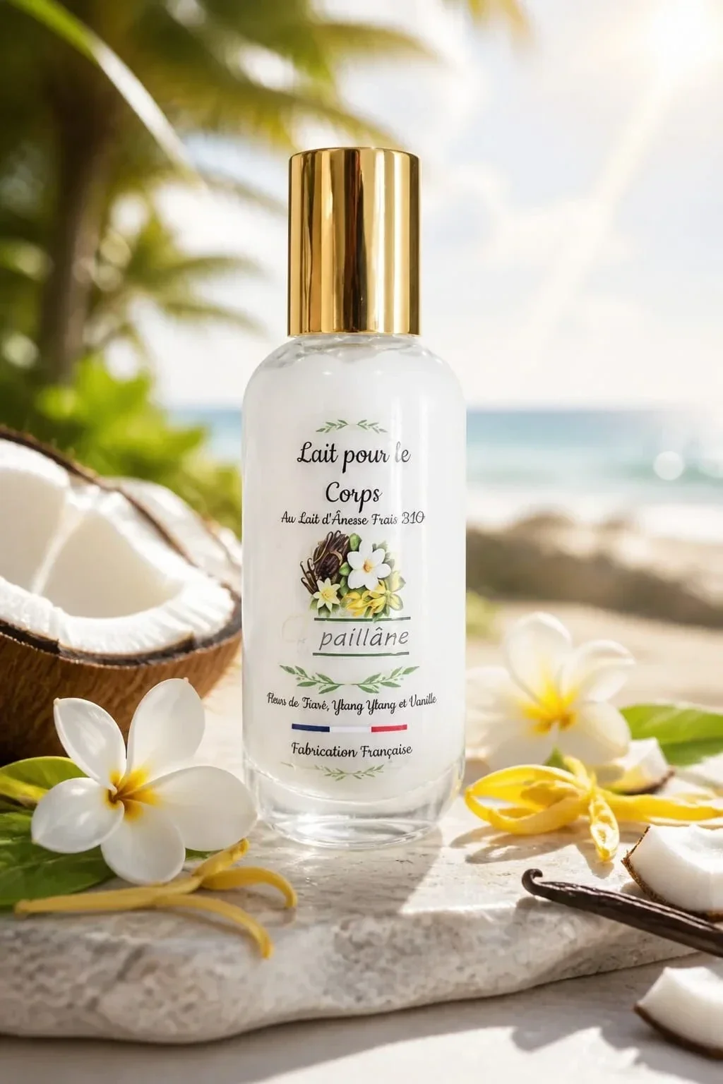 Lait pour le corps au Lait d'Ânesse Bio Français - Formule exclusive Orpaillâne
