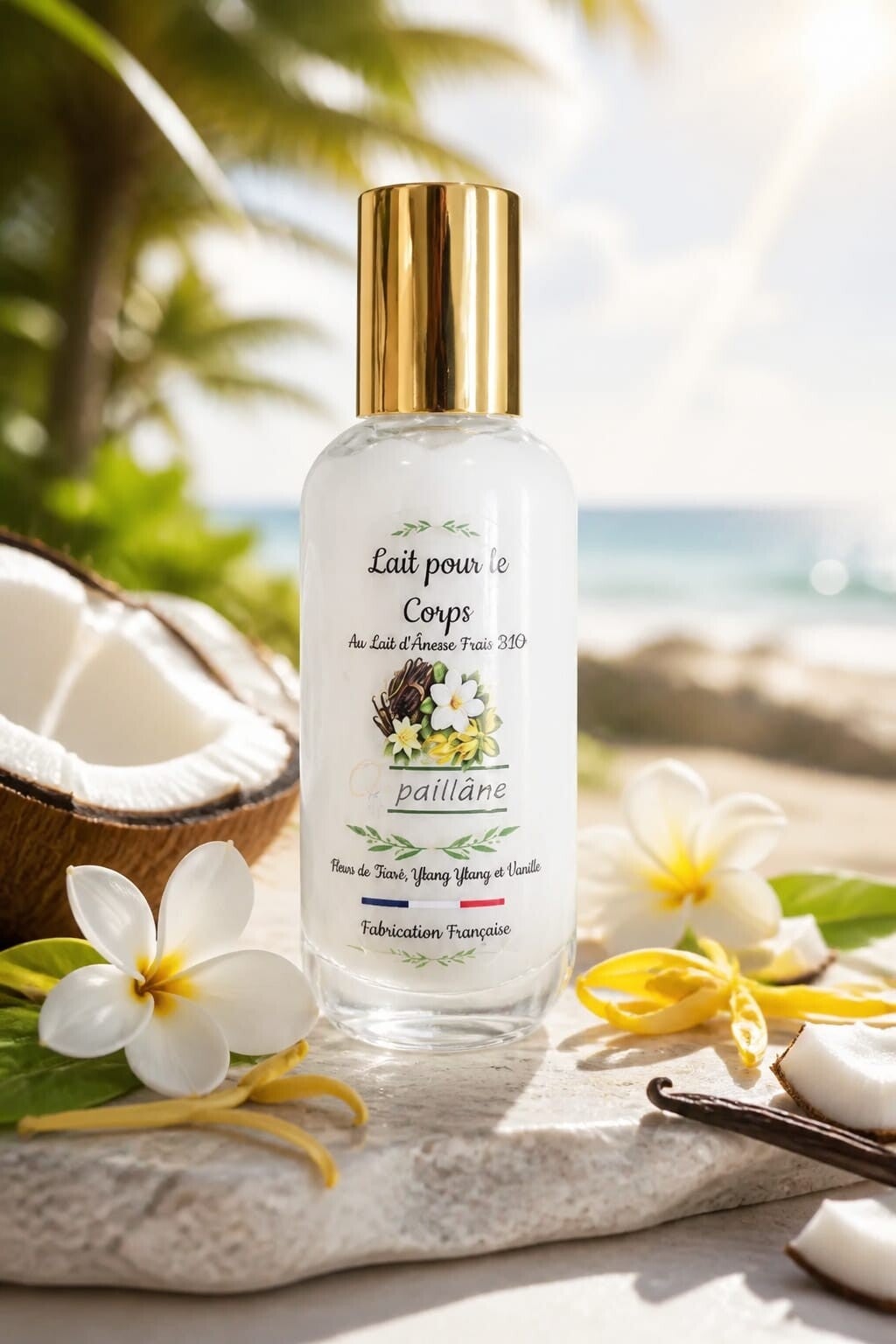 Lait pour le corps au Lait d'Ânesse Bio Français - Formule exclusive Orpaillâne
