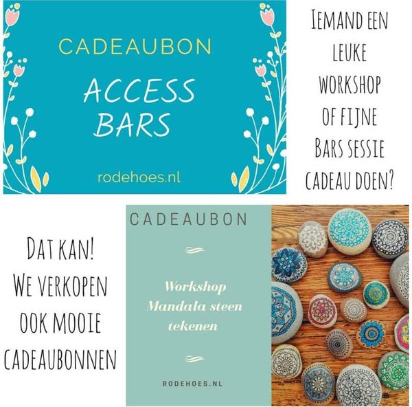Cadeaubon Workshop Mandala steen tekenen