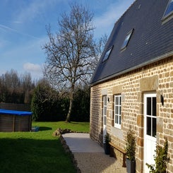 Tranquil countryside at Maison de la Grange, Normandy