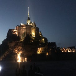 Mont-Saint Michel by night