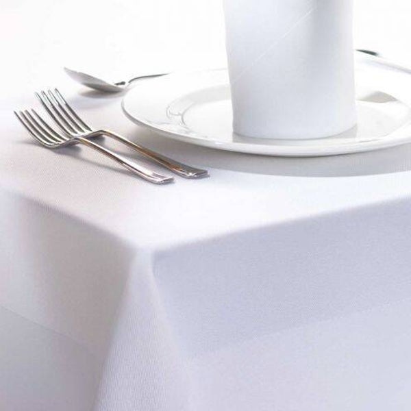 White Tablecloth 70" x 144"