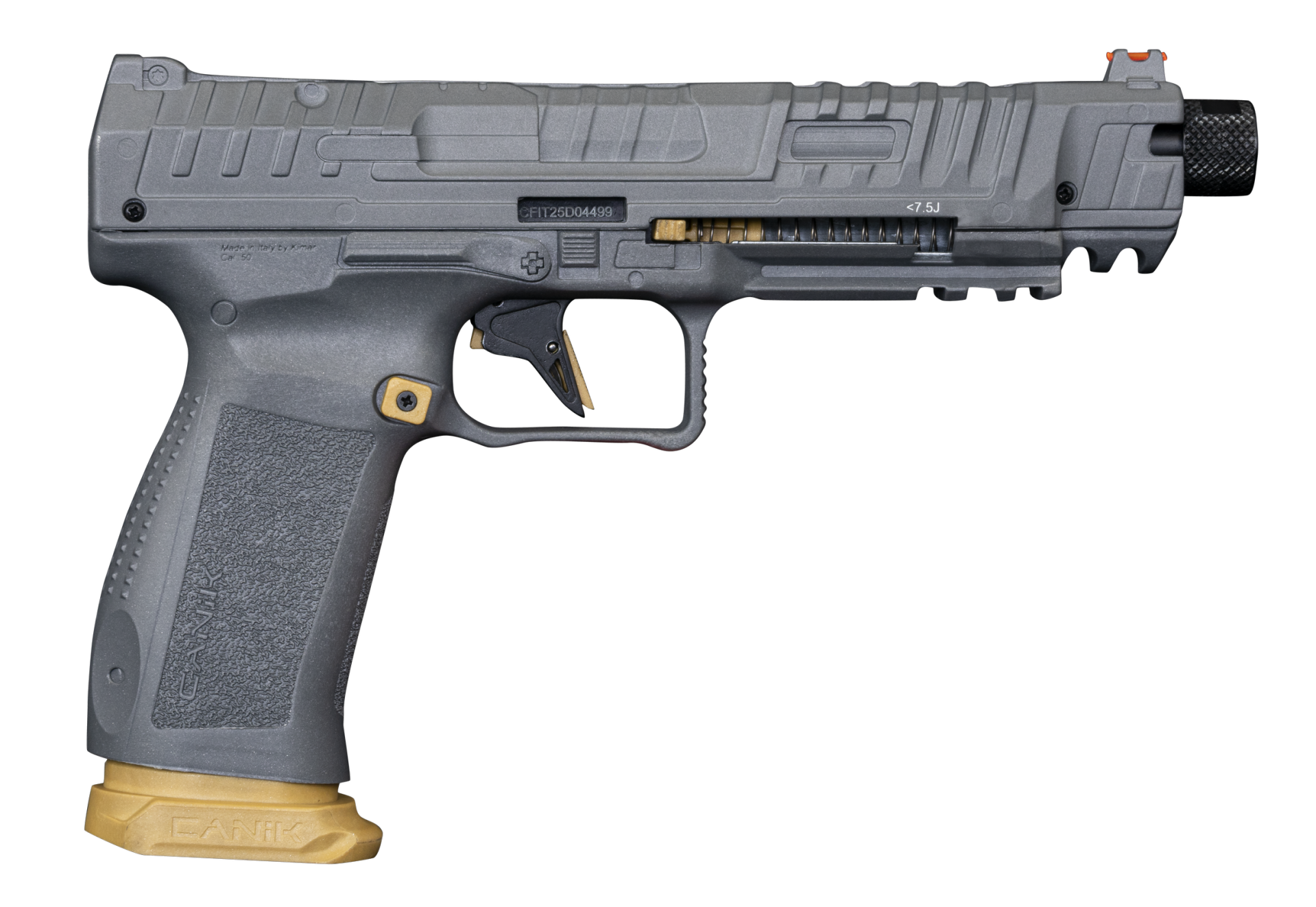 PISTOLET CANIK RIVAL COMPETITION CO2 C50 SILVER/GOLD