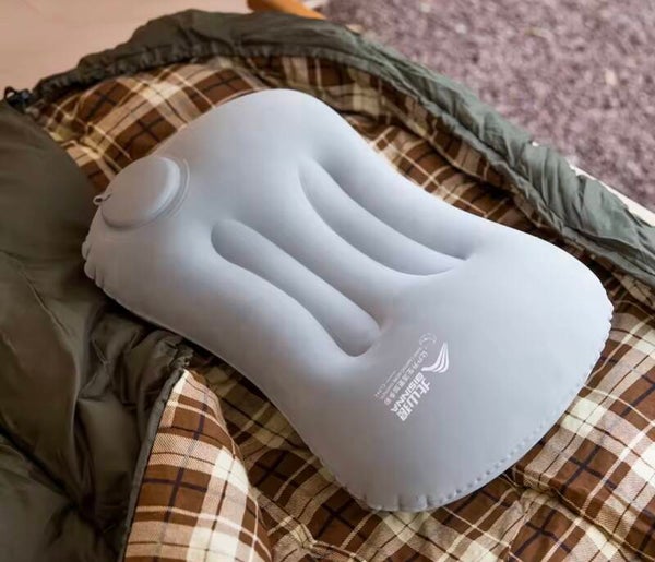 Oreiller Gonflable Outdoor Ultra-Léger – Randonnée, Bivouac & Survie