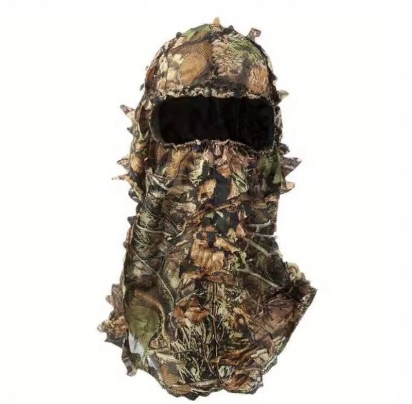 Cagoule Camouflage 3D Feuillage – Discrétion Outdoor, Chasse & Tactique