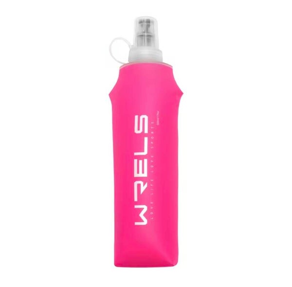 Gourde Souple rose 500 ml – Hydratation Sport, Randonnée & Outdoor